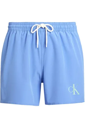 Calvin Klein CK Monogram Swim Shorts Glacier - - M