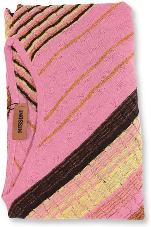Missoni Womens Multicolor Wool Blend Poncho - One Size