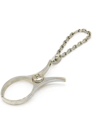 Hermès Preloved Metal Bag Charm Silver Chain Unisex Gloves - - One Size