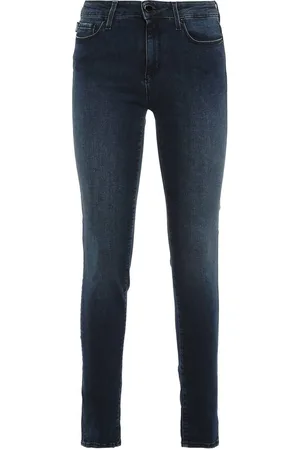 Moschino Womens Medium Slim Fit Jeans with Fading - - 8