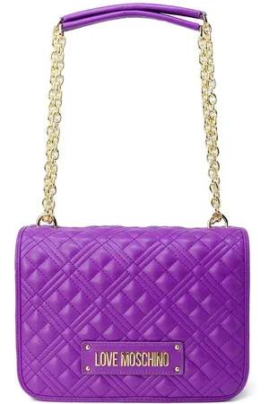 Moschino Womens Clip Fastening Shoulder Bag - - One Size