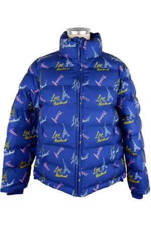 Moschino Womens Zip-Up Jacket with Iconic Design - - 10