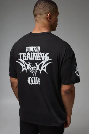 Boohoo Man Active Training Club Oversized T-shirt - - XS