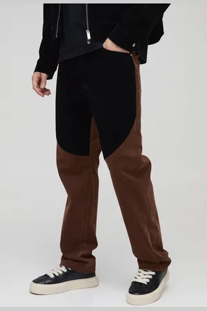 Boohoo Straight Leg Western Coated Denim Jeans - - 32R