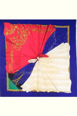 Hermès Preloved Souvenirs Paris Silk Scarf Women - Multicolour Scarves - One Size