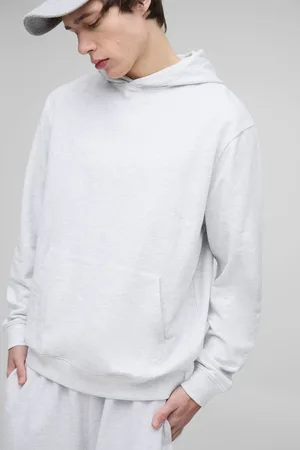 Boohoo Tall 260GSM Loopback Regular Fit Basic Hoodie - - L