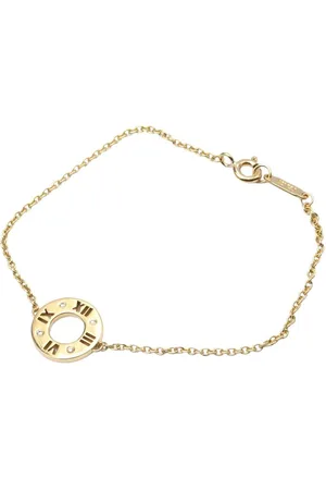 Tiffany & Co. Preloved Atlas Circle Bracelet Gold Women - - One Size