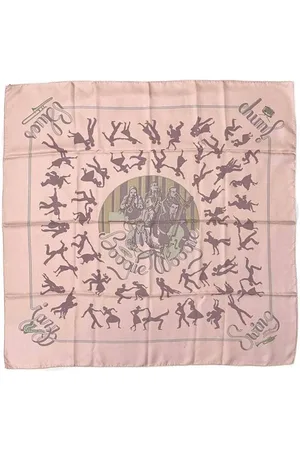 Hermès Preloved Boogie Woogie Dance Silhouettes Women - Scarves - One Size