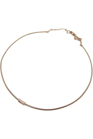 Fendi Preloved Rose Gold Chain Necklace Women - - One Size
