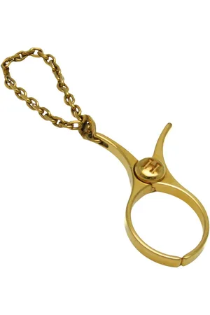 Hermès Preloved Gold Cigarette Holder with Chain Women Sets - - One Size