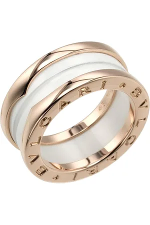 Bvlgari Preloved Bzero1 Ceramic Ring Rose Gold Women - - One Size