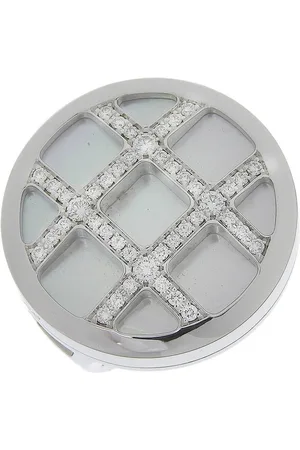 Cartier Preloved Mini Love Diamond Pendant Women - Silver Rings - - One Size