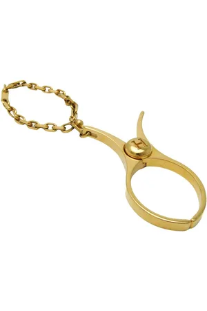 Hermès Preloved Gold Cufflinks Chain Style Women Sets - - One Size
