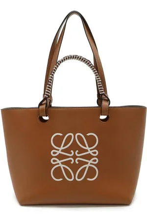 Loewe Preloved Anagram Tote Bag Leather Women - - One Size
