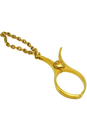 Hermès Preloved GoldPlated Glove Holder Chain Women Sets - - One Size