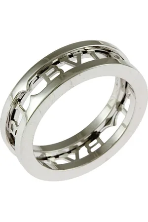 Bvlgari Preloved BZero1 Ring Roman Numeral Band Women - Silver - - One Size