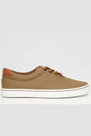 Threadbare Lace-Up Canvas Trainers - - 8