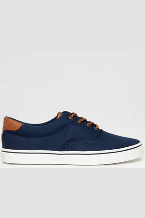 Threadbare Lace-Up Canvas Trainers - - 11