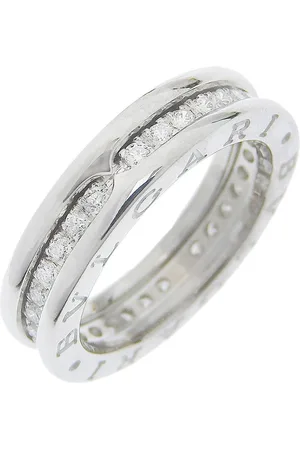 Bvlgari Preloved Bzero1 Diamond Ring Women - Silver - - One Size
