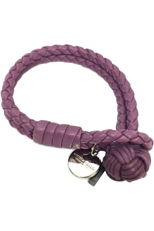 Bottega Veneta Preloved Intrecciato Leather Bracelet Women - One Size