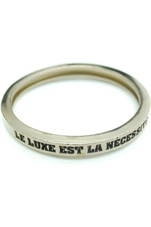 CHANEL Preloved Bangle Bracelet Women - Silver - - One Size