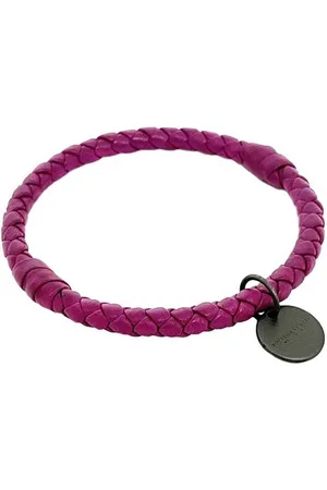 Bottega Veneta Preloved Intrecciato Leather Bracelet Women - One Size