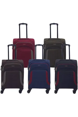 Infinity Soft Shell Cabin Suitcase 55 x 40 x 20 cm Lightweight Luggage Suitable for Easyjet, Ryanair - - One Size