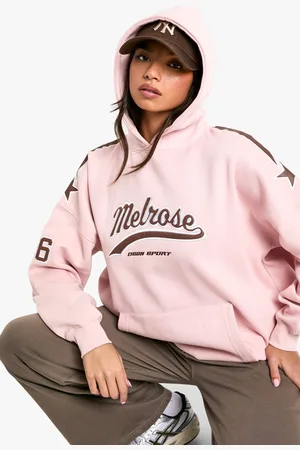 Boohoo Womens DSGN Sport Melrose Slogan Oversized Hoodie - - S
