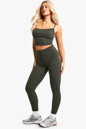 Boohoo Womens Two Tone Legging And Cami Set - - 16