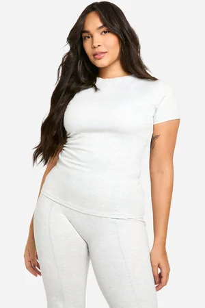 Boohoo Womens Plus DSGN Studio Supersoft Sculpt Short Sleeve Top - - 20