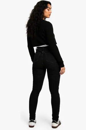 Boohoo Womens The High Waist Skinny Jean - - 6/32L