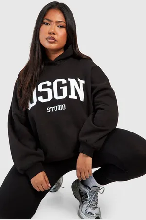 Boohoo Womens Plus DSGN Oversized Hoodie And Legging Set - - 16