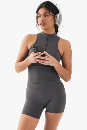 Boohoo Womens DSGN Studio Super Soft Peached Sculpt Wrap Waist Cycling Short - - XS