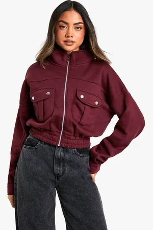 Boohoo Womens Pocket Detail Bomber Jacket - - 16