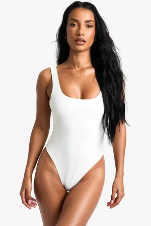 Boohoo Womens Swimwear Essentials Square Neck Swimsuit - - 12