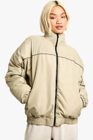 Boohoo Womens Contrast Detail Bomber Jacket - - 16