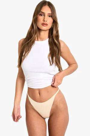 Boohoo Womens Bonded No VPL G String - - L