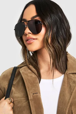 Boohoo Womens Aviator Sunglasses - One Size