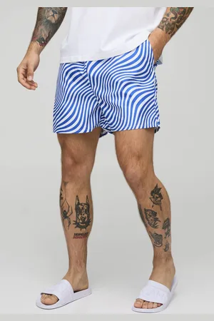Boohoo Abstract Print Short Length Swim Short - - M