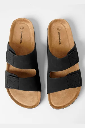 Threadbare Faux Suede Two Strap Sandals - - 8