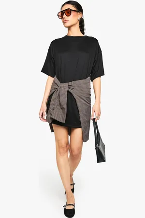 Boohoo Womens T Shirt Mini Dress - - 18