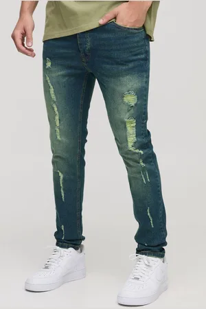 Boohoo Skinny Washed Vintage Ripped Jeans - 32R
