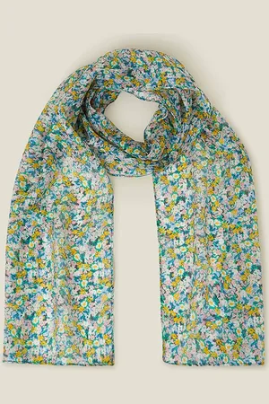 Accessorize Womens Ditsy Floral Silk Scarf - - One Size