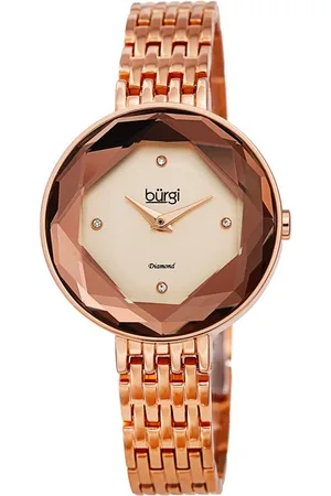 Bürgi Womens Rosewood Prism 32mm Quartz - - One Size