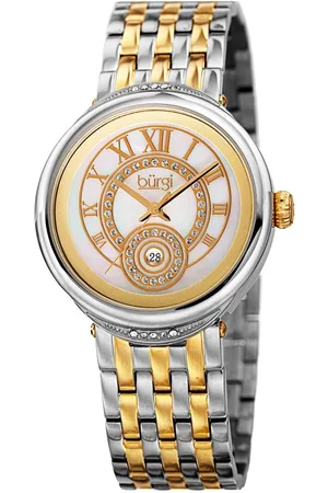 Bürgi Womens Auristra Halo 34mm Japanese Quartz Elegant - - One Size