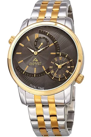 August Steiner Stratos Meridian 44mm Quartz Dual-Time - - One Size