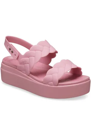 Crocs Womens Brooklyn Woven Low Wedge - - 5