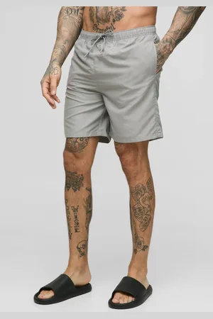 Boohoo Tall Mid Length Swim Shorts - - S
