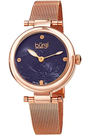Bürgi Womens Lunara Bloom 32mm Quartz Fashion - - One Size