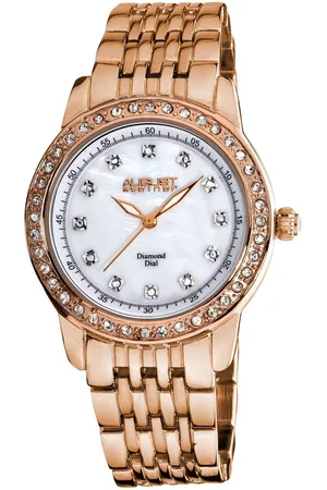 August Steiner Womens Lumiera Pearl 36mm Swiss Quartz Fashion - - One Size